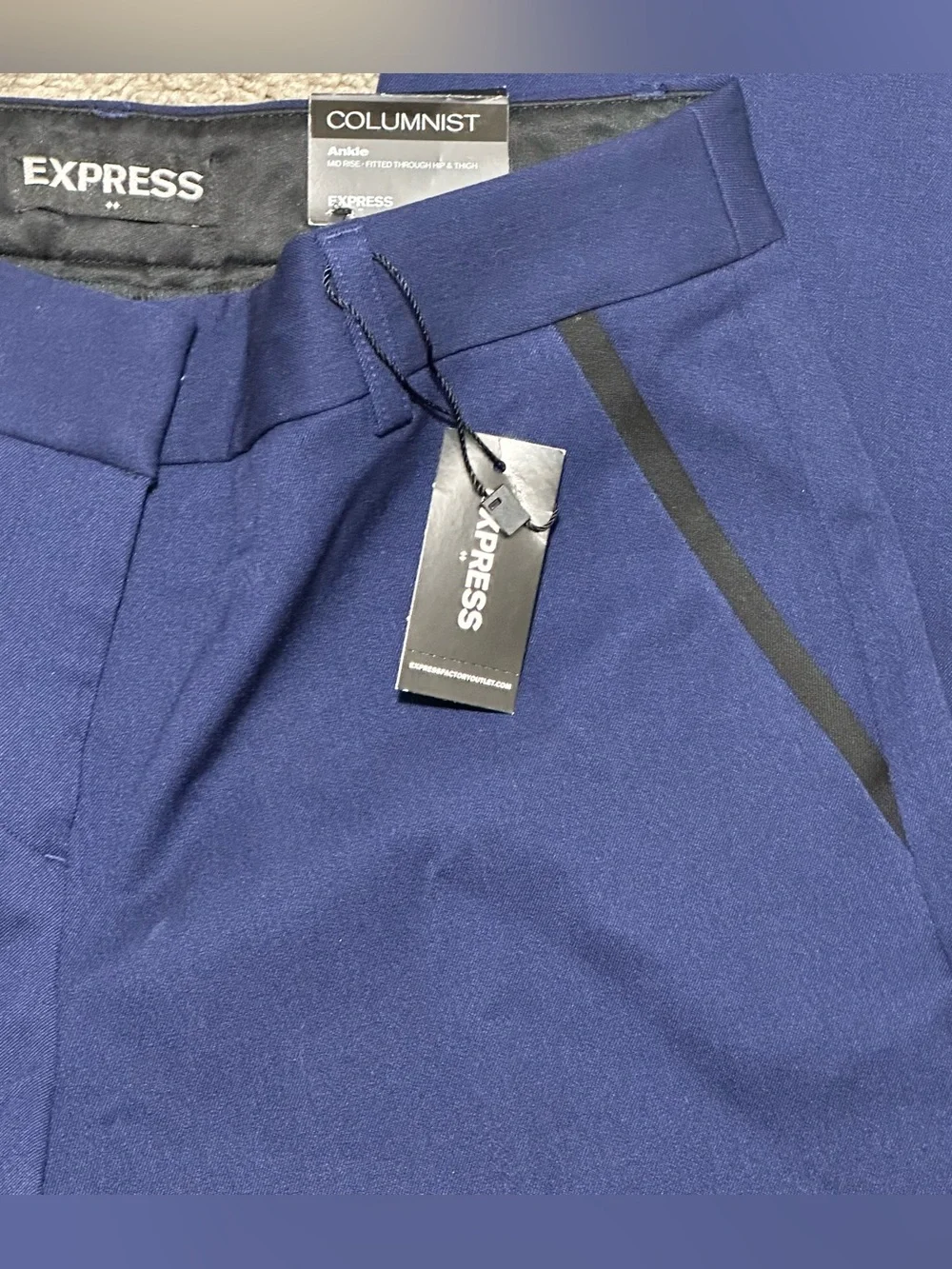 Express Men’s Navy Blue Dress Pants